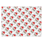 すてきで黒いサンタ テーブルクロス (正面(横))