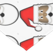 すてきで黒いサンタ テーブルクロス (アングル)