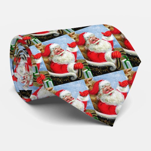 すてきなサンタのクリスマスの休日の首のタイ ネクタイ (ロール)