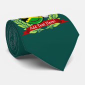 すてきなジャマイカの旗のクリスマスのスタイル ネクタイ (ロール)