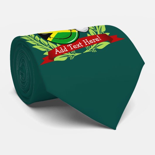 すてきなジャマイカの旗のクリスマスのスタイル ネクタイ (ロール)