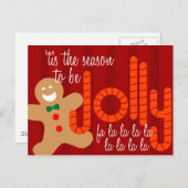 すてきなジンジャーブレッドマン シーズンポストカード (正面/裏面)