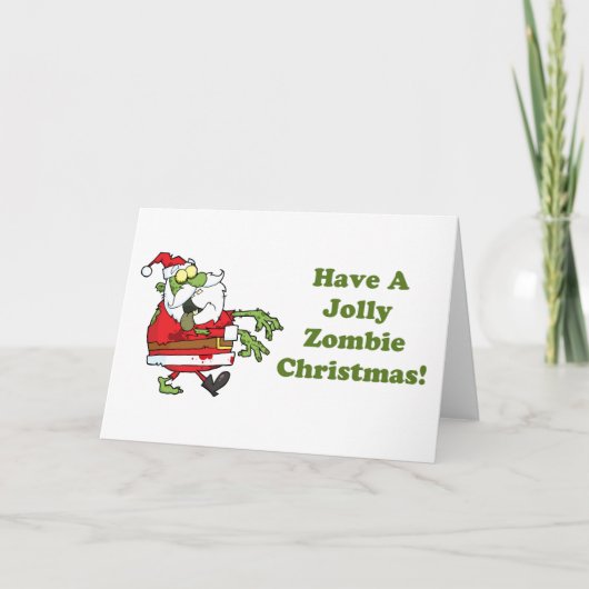 すてきなゾンビのクリスマス シーズンカード (正面)