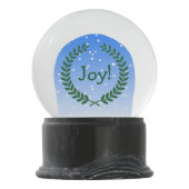 すてきなドミニカ共和国の旗のクリスマス スノーグローブ (裏面)