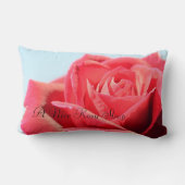 すてきなバラ色の睡眠 ランバークッション (裏面)