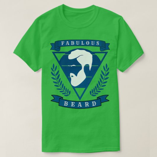 すてきなヒゲ9 Tシャツ (デザイン正面)