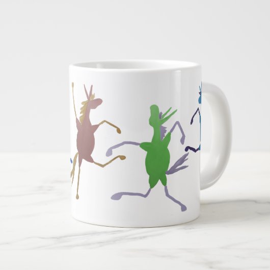 すてきなモーリーのラバの大きいコーヒー・マグ ジャンボコーヒーマグカップ (正面右)