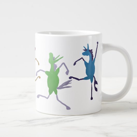 すてきなモーリーのラバの大きいコーヒー・マグ ジャンボコーヒーマグカップ (右)