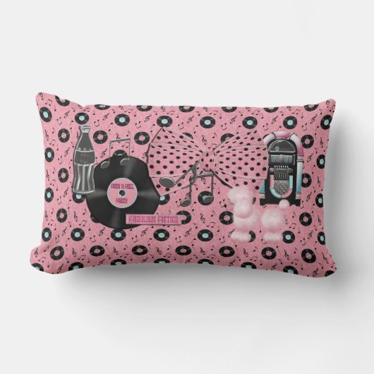 すてきな五十年代 ランバークッション (正面)