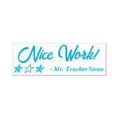 「すてきな仕事！」 ターターゴム印 セルフインキングスタンプ (デザイン)