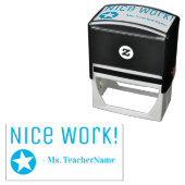 「すてきな仕事！」 割り当てグレーディングラバースタンプ セルフインキングスタンプ (インサイチュ)