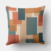 すてきな四角い柄の枕クッション クッション (裏面)