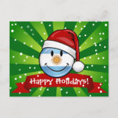 すてきな微笑のアルゼンチンの旗の休日 シーズンポストカード (正面)