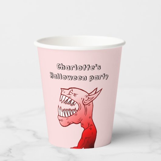 すてきな笑い声でグールする 紙コップ (正面)