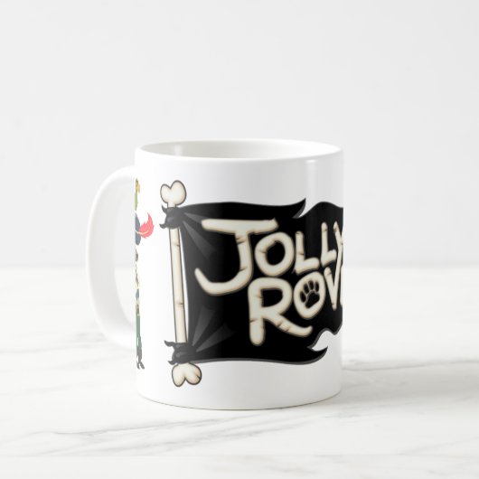 すてきな粗紡機のマグ コーヒーマグカップ (正面左)