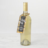 すてきな黄色いタータンチェック格子縞のヒイラギ ボトルネックタグ (アングル)