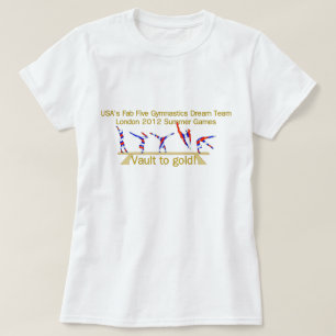 すてきな5米国の体操のチーム2012年 Tシャツ