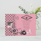 すてきな50年代のパーティの招待状 招待状 (スタンド正面)