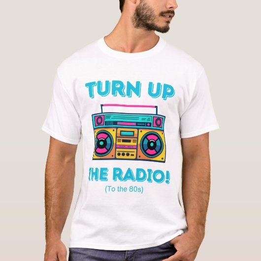 すてきな80年代をもう一度 Tシャツ (正面)
