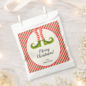 すてきクリスマス小妖精や小人レグストライプズホリデイ フェイバーバッグ (クリップ留めされた状態)
