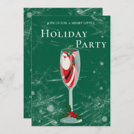 すてきクリスマス応援サンタシャンパンホリデー 招待状