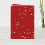 すてきクリスマス数々の写真の家族グリーティングカード シーズンカード (裏面)