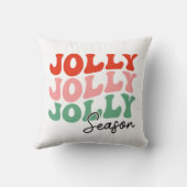 すてきシーすてきンレトロホリデータイポグラフィ クッション (裏面)