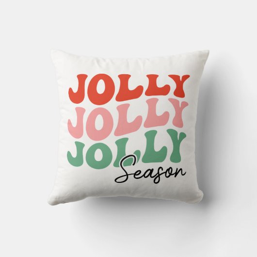 すてきシーすてきンレトロホリデータイポグラフィ クッション (裏面)