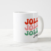 すてきシーすてきンレトロホリデータイポグラフィ ジャンボコーヒーマグカップ (正面右)