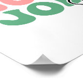 すてきシーすてきンレトロホリデータイポグラフィ ポスター (角)