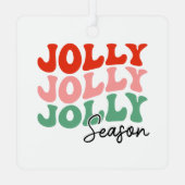 すてきシーすてきンレトロホリデータイポグラフィ メタルオーナメント (裏面)