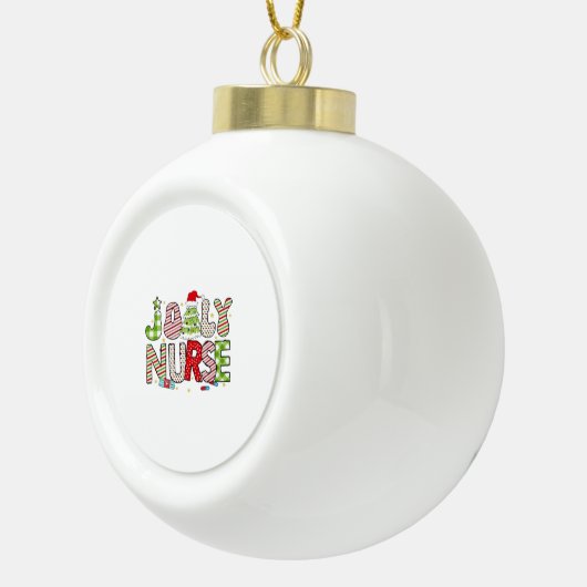 すてきナース、ハロウィンクラシックTシャツ セラミックボールオーナメント (右)