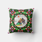 すてきフェスティバルカスタムクリスマス写真写真枠 クッション (裏面)