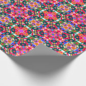 すてきメリースカラフルマクシマモダンリスト ラッピングペーパー (角)