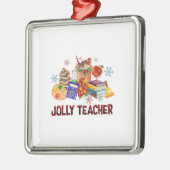 すてき先生 メタルオーナメント (左)