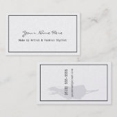 すてき及び精通した 名刺 (正面/裏面)