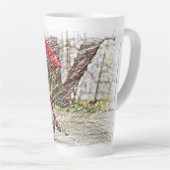 すてき格言 カフェラテマグ (右アングル)