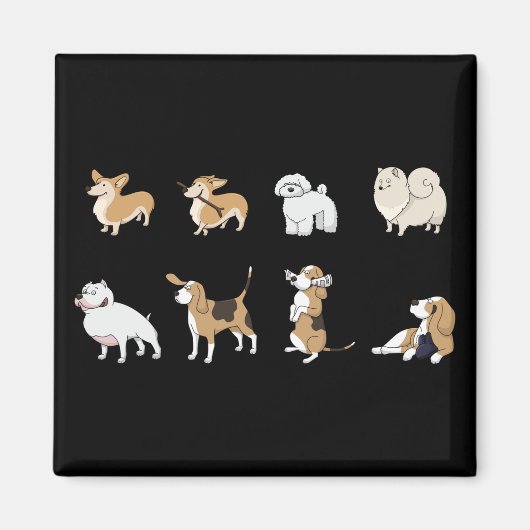 すてき脚 マグネット (正面)