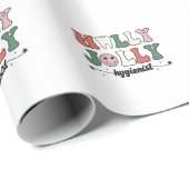 すてき衛生歯科歯科医クリスマスサンタ ラッピングペーパー (ロールコーナー)