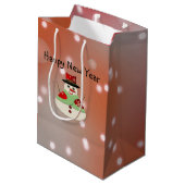 すてき雪だるまスノーウィードムズ ミディアムペーパーバッグ (裏面アングル)