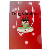 すてき雪だるまスノーウィードムズ ミディアムペーパーバッグ (正面)