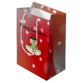 すてき雪だるまスノーウィードムズ ミディアムペーパーバッグ (正面アングル)