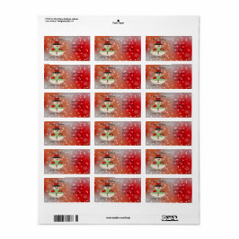 すてき雪だるまスノーウィードムズ ラベル