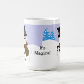 すてき雪だるま付ことわざ コーヒーマグカップ (中央)