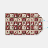 すてき雪だるま ギフトタグ (正面(横))