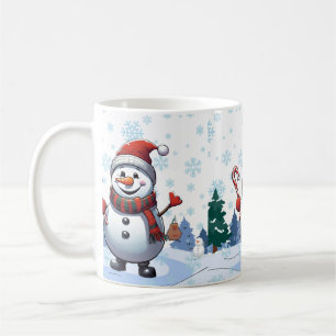 すてき雪だるま コーヒーマグカップ
