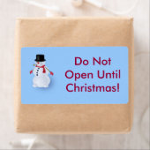 すてき雪だるま ラベル (インサイチュ)