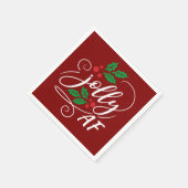 すてきAFクリスマスパーティーカクテル飲みユーモア スタンダードカクテルナプキン (角)