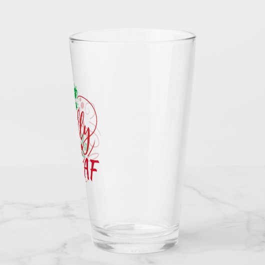 すてきAFクリスマスパーティー飲みユーモア タンブラーグラス (左)