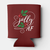 すてきAFクリスマスビール飲みユーモア赤 缶クーラー (裏面)